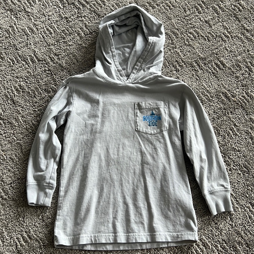 EUC Southern Tide Long Sleeve Hoodie Tee
